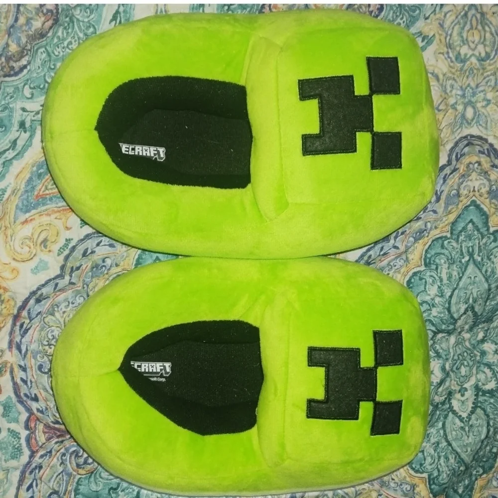 Minecraft Boys House Slippers